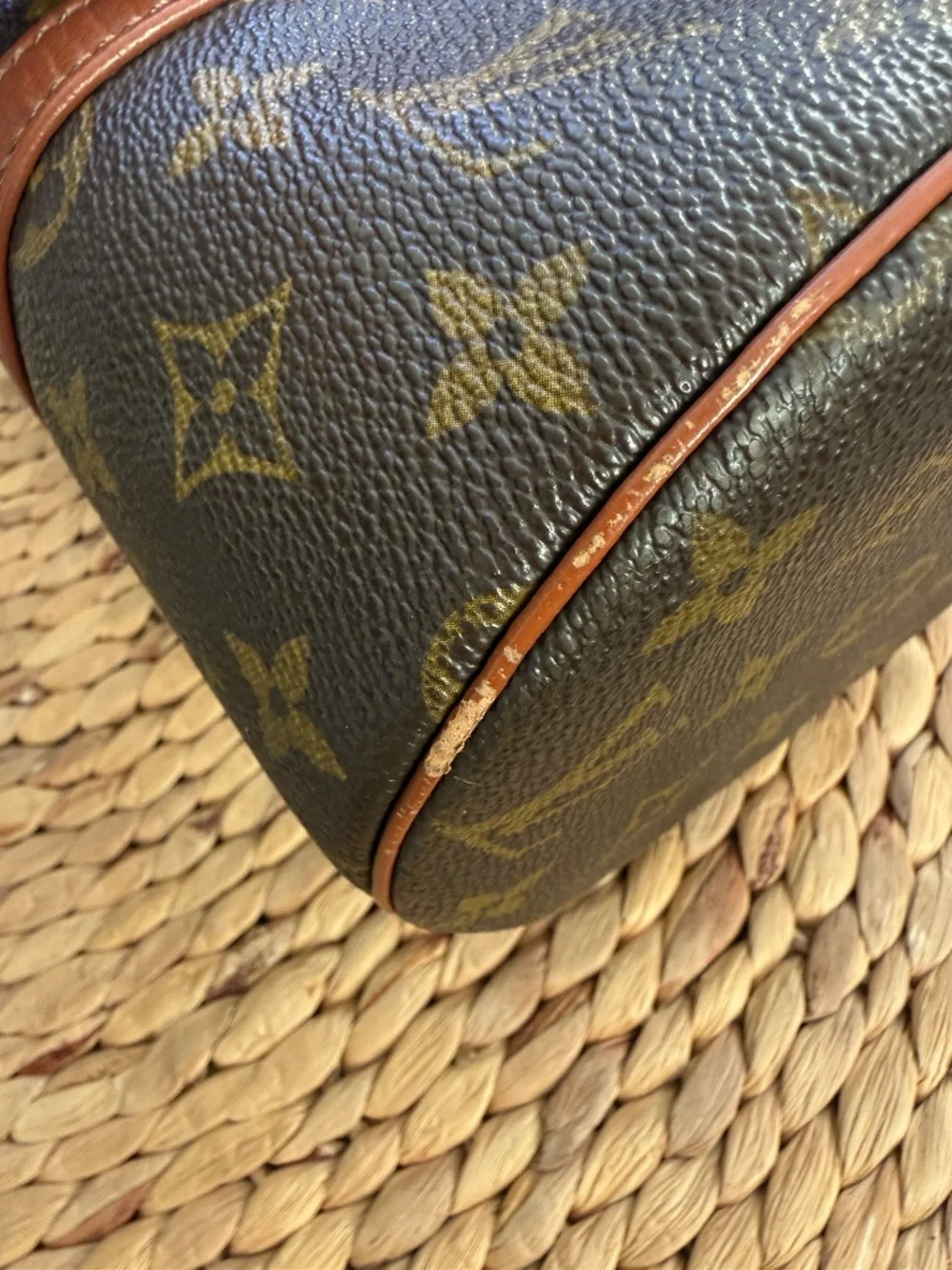Louis Vuitton ~1970s Papillon 30 Handbag, with Pochette - Picture 10 of 12